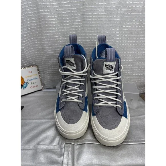 (C2) Vans Off the Wall High Top Suede HEIQ ECO DRY Shoes Sz M 6 / W 7.5 - Picture 5 of 13